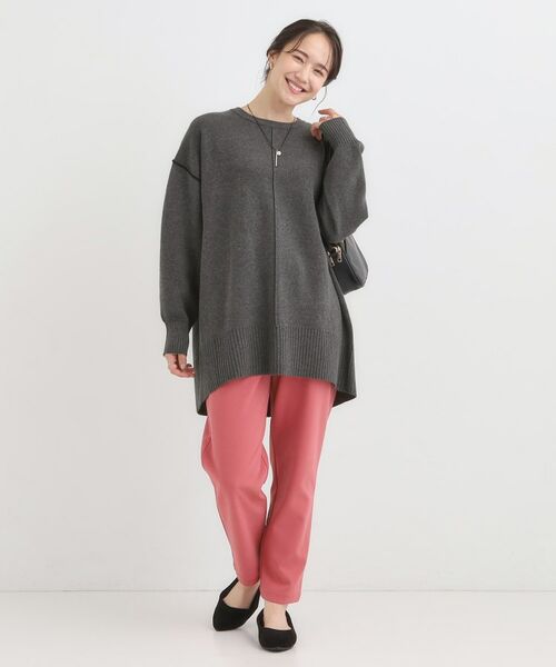 SHOO・LA・RUE / シューラルー チュニック | 【洗える/毛玉レス】チュニックニットワンピース | 詳細3