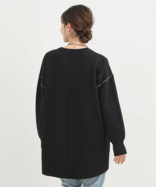 SHOO・LA・RUE / シューラルー チュニック | 【洗える/毛玉レス】チュニックニットワンピース | 詳細6