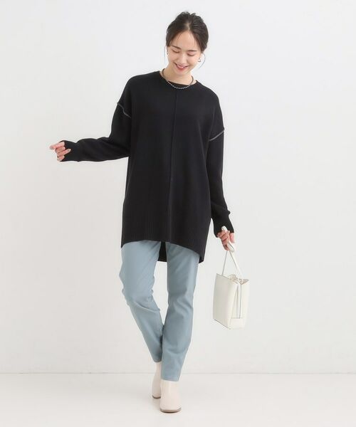 SHOO・LA・RUE / シューラルー チュニック | 【洗える/毛玉レス】チュニックニットワンピース | 詳細7