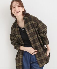 SHOO・LA・RUE / シューラルー シャツ・ブラウス | 【S-LL】柔らかさが癖になる 起毛コットン オーバーサイズシャツ