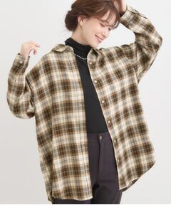 SHOO・LA・RUE / シューラルー シャツ・ブラウス | 【S-LL】柔らかさが癖になる 起毛コットン オーバーサイズシャツ