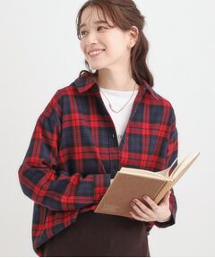 SHOO・LA・RUE / シューラルー シャツ・ブラウス | 【S-LL】柔らかさが癖になる 起毛コットン オーバーサイズシャツ