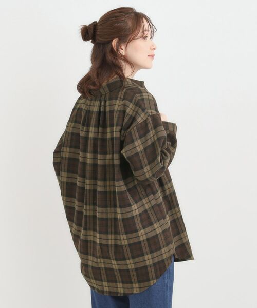 SHOO・LA・RUE / シューラルー シャツ・ブラウス | 【S-LL】柔らかさが癖になる 起毛コットン オーバーサイズシャツ | 詳細2