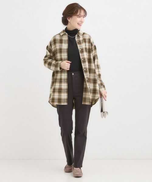 SHOO・LA・RUE / シューラルー シャツ・ブラウス | 【S-LL】柔らかさが癖になる 起毛コットン オーバーサイズシャツ | 詳細7