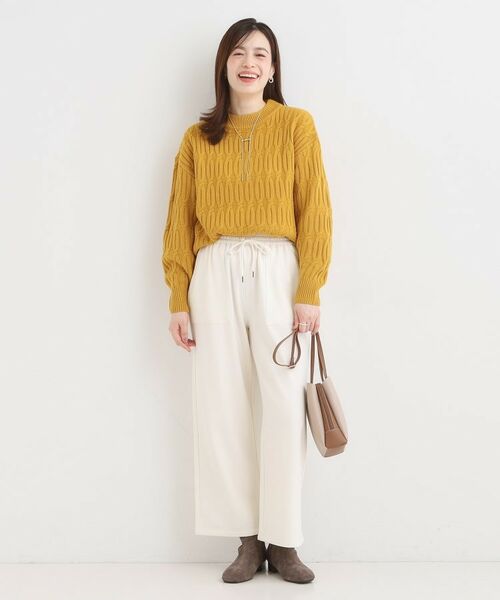 SHOO・LA・RUE / シューラルー パンツ | あったか裏起毛ベイカーパンツ | 詳細3