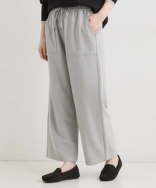 SHOO・LA・RUE / シューラルー パンツ | あったか裏起毛ベイカーパンツ(グレー(012))