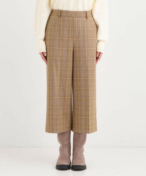 SHOO・LA・RUE / シューラルー ショート・ハーフ・半端丈パンツ | 【洗濯機可/S-LL】きちんと見えする あったか裏起毛ガウチョパンツ | 詳細12