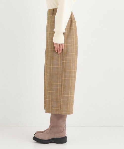 SHOO・LA・RUE / シューラルー ショート・ハーフ・半端丈パンツ | 【洗濯機可/S-LL】きちんと見えする あったか裏起毛ガウチョパンツ | 詳細13