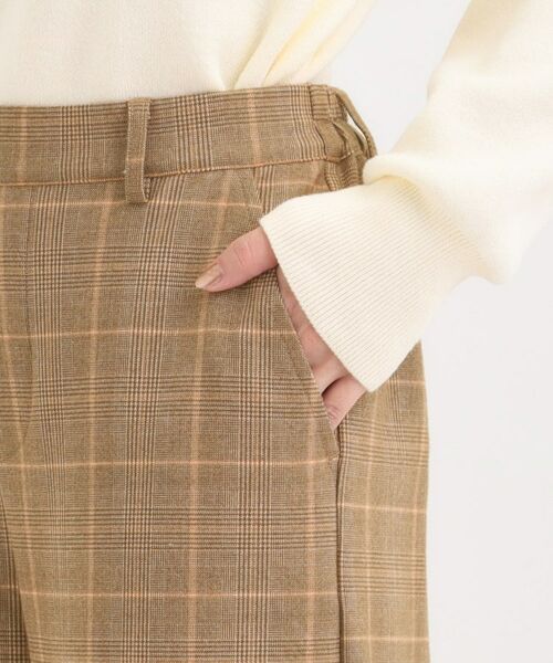 SHOO・LA・RUE / シューラルー ショート・ハーフ・半端丈パンツ | 【洗濯機可/S-LL】きちんと見えする あったか裏起毛ガウチョパンツ | 詳細16