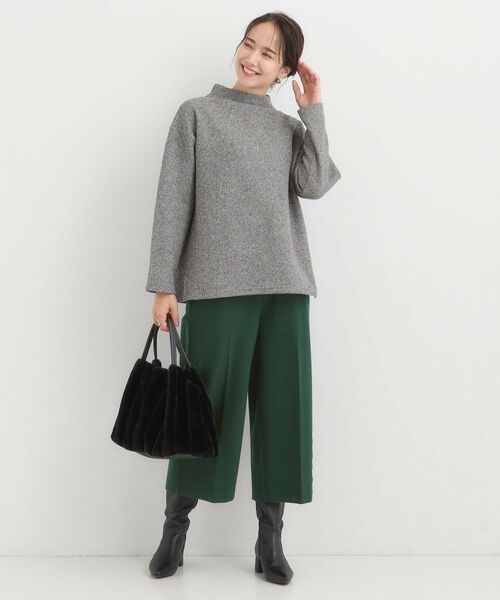 SHOO・LA・RUE / シューラルー ショート・ハーフ・半端丈パンツ | 【洗濯機可/S-LL】きちんと見えする あったか裏起毛ガウチョパンツ | 詳細6