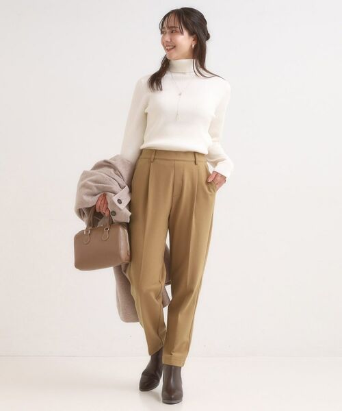 SHOO・LA・RUE / シューラルー パンツ | 【洗濯機可/S-LL】美脚見え あったかテーパードパンツ | 詳細11