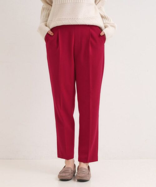 SHOO・LA・RUE / シューラルー パンツ | 【洗濯機可/S-LL】美脚見え あったかテーパードパンツ | 詳細13