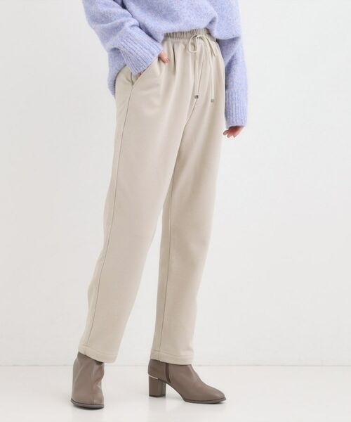 SHOO・LA・RUE / シューラルー パンツ | 【S-LL/股上深め】裏起毛スマートイージーパンツ | 詳細2