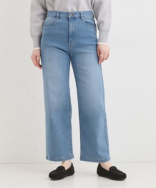 SHOO・LA・RUE / シューラルー デニムパンツ | 【あったか】裏微起毛ストレートデニムパンツ | 詳細1