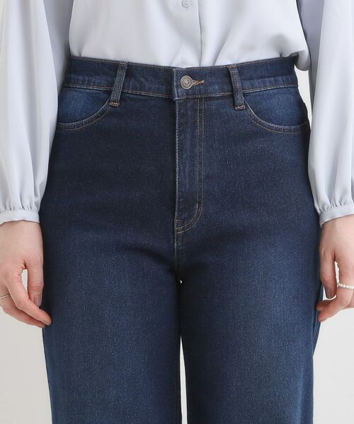 SHOO・LA・RUE / シューラルー デニムパンツ | 【あったか】裏微起毛ストレートデニムパンツ | 詳細12