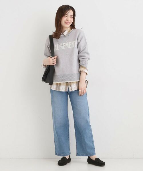 SHOO・LA・RUE / シューラルー デニムパンツ | 【あったか】裏微起毛ストレートデニムパンツ | 詳細3