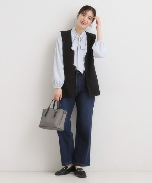 SHOO・LA・RUE / シューラルー デニムパンツ | 【あったか】裏微起毛ストレートデニムパンツ | 詳細7