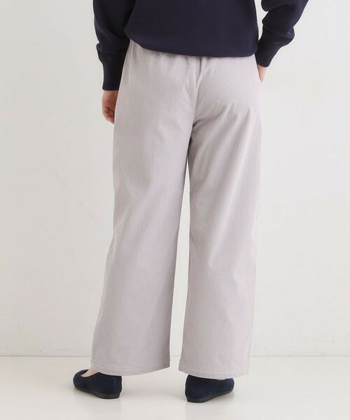 SHOO・LA・RUE / シューラルー パンツ | 【S-LL/洗濯機可/裏起毛】あったかコーデュロイ ワイドパンツ | 詳細10