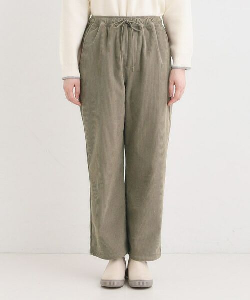 SHOO・LA・RUE / シューラルー パンツ | 【S-LL/洗濯機可/裏起毛】あったかコーデュロイ ワイドパンツ | 詳細13