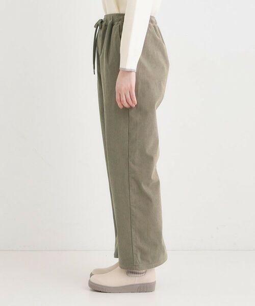 SHOO・LA・RUE / シューラルー パンツ | 【S-LL/洗濯機可/裏起毛】あったかコーデュロイ ワイドパンツ | 詳細14