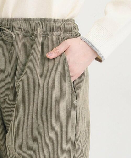 SHOO・LA・RUE / シューラルー パンツ | 【S-LL/洗濯機可/裏起毛】あったかコーデュロイ ワイドパンツ | 詳細18
