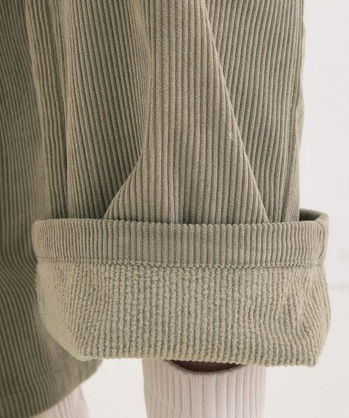 SHOO・LA・RUE / シューラルー パンツ | 【S-LL/洗濯機可/裏起毛】あったかコーデュロイ ワイドパンツ | 詳細20