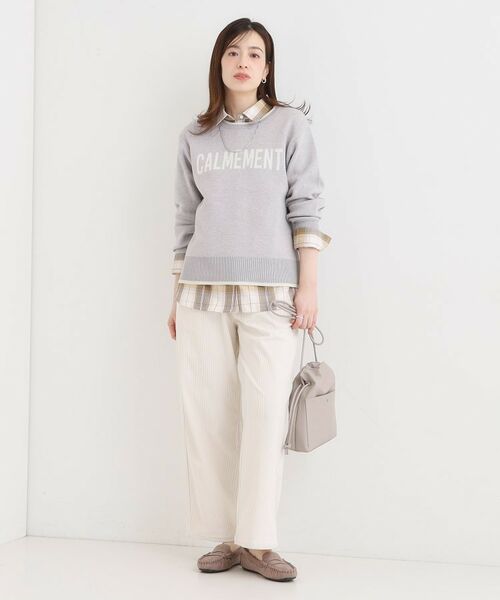 SHOO・LA・RUE / シューラルー パンツ | 【S-LL/洗濯機可/裏起毛】あったかコーデュロイ ワイドパンツ | 詳細7