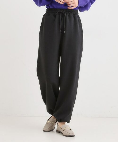 SHOO・LA・RUE / シューラルー パンツ | ダブルフェイス 裾ドロスト スウェットパンツ | 詳細10