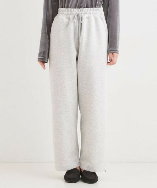SHOO・LA・RUE / シューラルー パンツ | ダブルフェイス 裾ドロスト スウェットパンツ | 詳細15