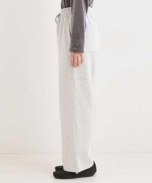 SHOO・LA・RUE / シューラルー パンツ | ダブルフェイス 裾ドロスト スウェットパンツ | 詳細16