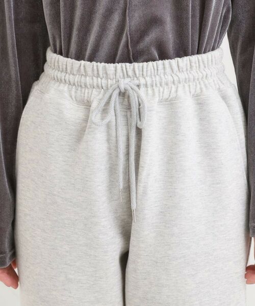 SHOO・LA・RUE / シューラルー パンツ | ダブルフェイス 裾ドロスト スウェットパンツ | 詳細18
