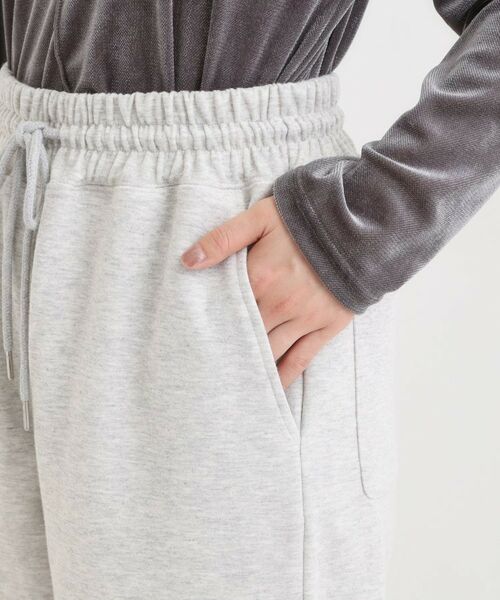 SHOO・LA・RUE / シューラルー パンツ | ダブルフェイス 裾ドロスト スウェットパンツ | 詳細19