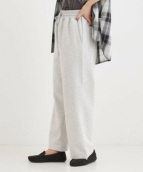SHOO・LA・RUE / シューラルー パンツ | ダブルフェイス 裾ドロスト スウェットパンツ | 詳細2