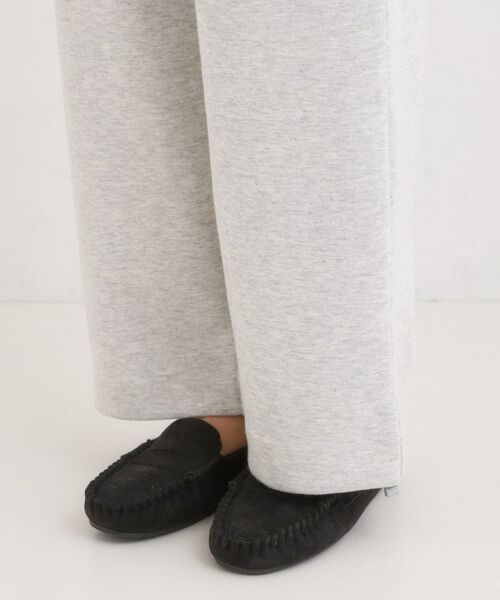 SHOO・LA・RUE / シューラルー パンツ | ダブルフェイス 裾ドロスト スウェットパンツ | 詳細21