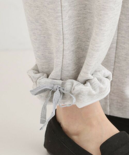 SHOO・LA・RUE / シューラルー パンツ | ダブルフェイス 裾ドロスト スウェットパンツ | 詳細22