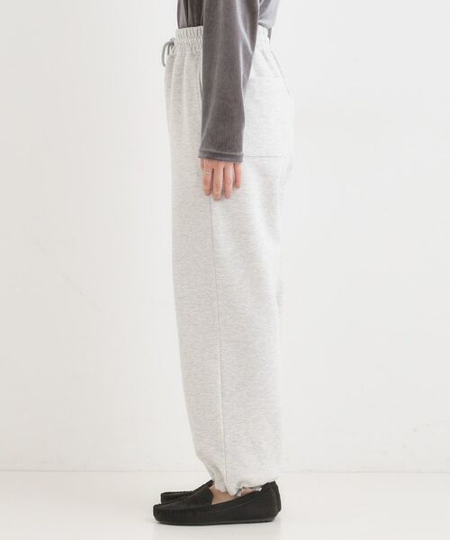 SHOO・LA・RUE / シューラルー パンツ | ダブルフェイス 裾ドロスト スウェットパンツ | 詳細24
