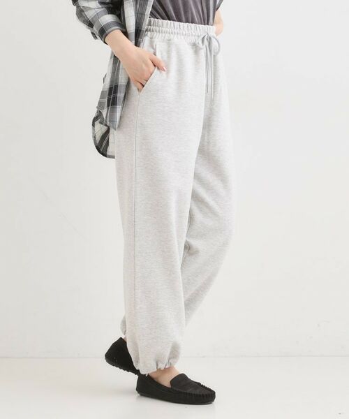 SHOO・LA・RUE / シューラルー パンツ | ダブルフェイス 裾ドロスト スウェットパンツ | 詳細4
