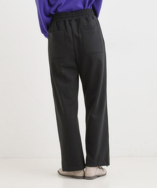 SHOO・LA・RUE / シューラルー パンツ | ダブルフェイス 裾ドロスト スウェットパンツ | 詳細9