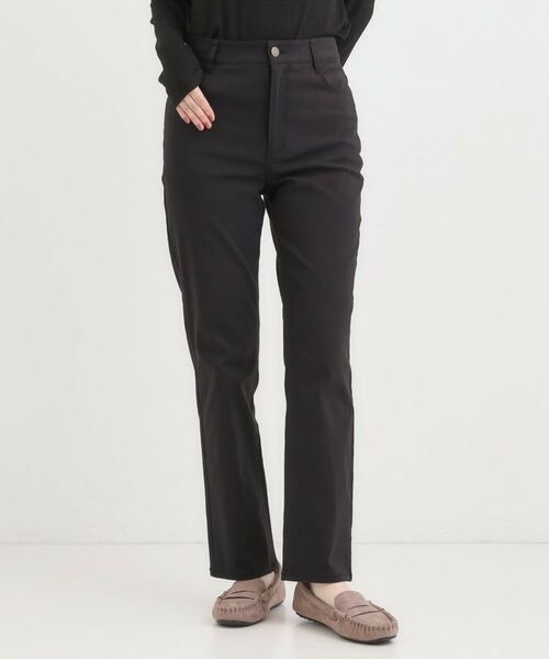 SHOO・LA・RUE / シューラルー パンツ | 【S-LL】優しくフィット ハイパーストレートパンツ | 詳細1