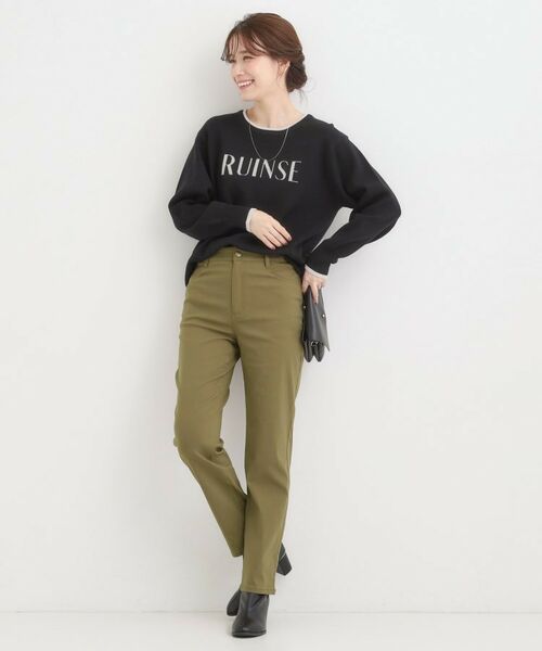 SHOO・LA・RUE / シューラルー パンツ | 【S-LL】優しくフィット ハイパーストレートパンツ | 詳細7