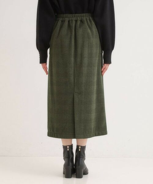 SHOO・LA・RUE / シューラルー ロング・マキシ丈スカート | 【S-LL/あったか】大人レディな着こなしに シャギーチェックスカート | 詳細15
