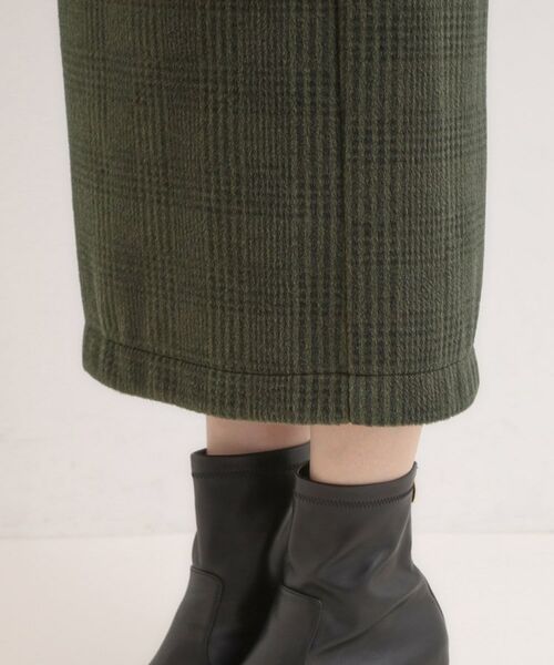 SHOO・LA・RUE / シューラルー ロング・マキシ丈スカート | 【S-LL/あったか】大人レディな着こなしに シャギーチェックスカート | 詳細19