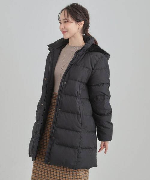 SHOO・LA・RUE / シューラルー ダウンジャケット・ベスト | 【洗濯機可/S-LL】フェイクファーフード ロングダウン【CIRCRIC】 | 詳細1