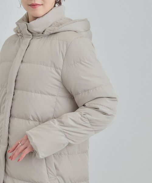 SHOO・LA・RUE / シューラルー ダウンジャケット・ベスト | 【洗濯機可/S-LL】フェイクファーフード ロングダウン【CIRCRIC】 | 詳細30
