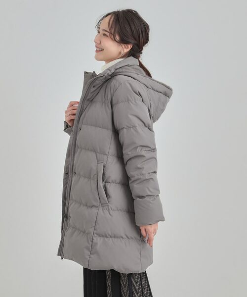 SHOO・LA・RUE / シューラルー ダウンジャケット・ベスト | 【洗濯機可/S-LL】フェイクファーフード ロングダウン【CIRCRIC】 | 詳細9