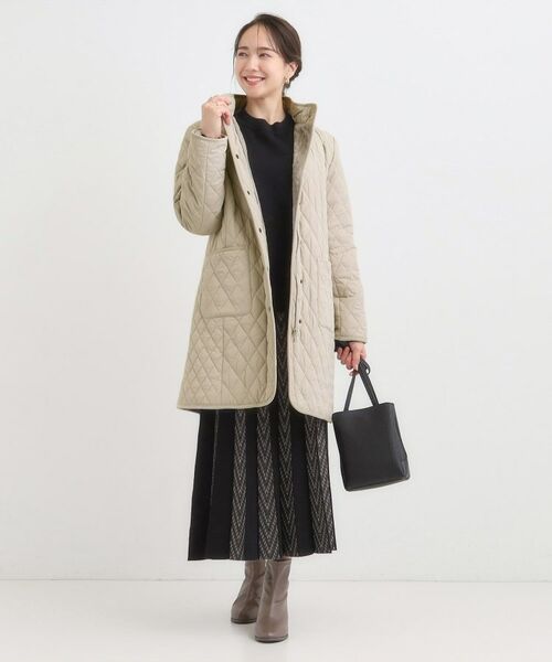 SHOO・LA・RUE / シューラルー その他アウター | 【撥水/フード取り外し可】自然にくびれる あったかダイヤ柄キルトコート【CIRCRIC】 | 詳細17