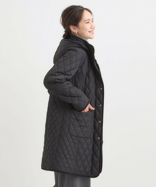 SHOO・LA・RUE / シューラルー その他アウター | 【撥水/フード取り外し可】自然にくびれる あったかダイヤ柄キルトコート【CIRCRIC】 | 詳細2
