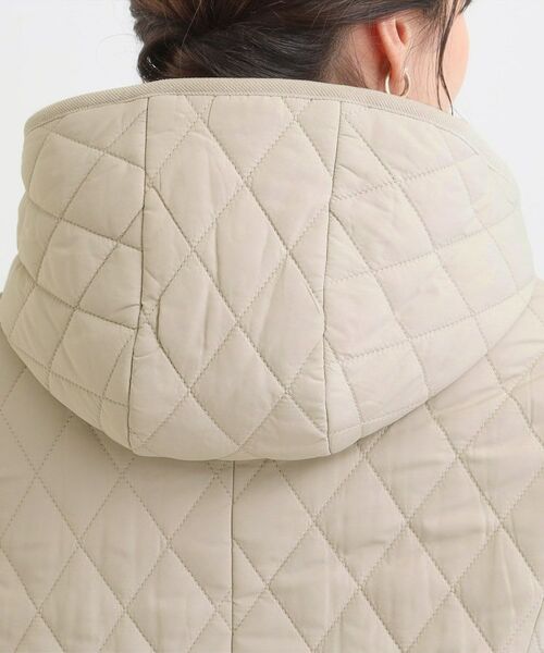 SHOO・LA・RUE / シューラルー その他アウター | 【撥水/フード取り外し可】自然にくびれる あったかダイヤ柄キルトコート【CIRCRIC】 | 詳細23