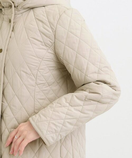 SHOO・LA・RUE / シューラルー その他アウター | 【撥水/フード取り外し可】自然にくびれる あったかダイヤ柄キルトコート【CIRCRIC】 | 詳細24
