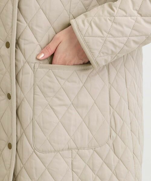 SHOO・LA・RUE / シューラルー その他アウター | 【撥水/フード取り外し可】自然にくびれる あったかダイヤ柄キルトコート【CIRCRIC】 | 詳細25